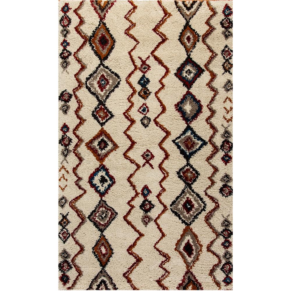 Dynamic Rugs 6228-101 Nomad 5 Ft. 3 In. X 7 Ft. 7 In. Rectangle Rug in Ivory/Multi